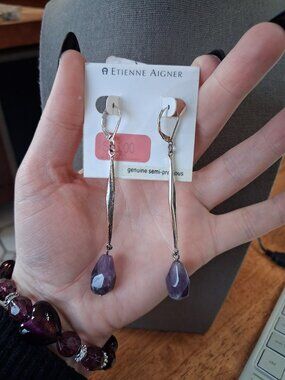 Etienne Aigner dangle earrings
